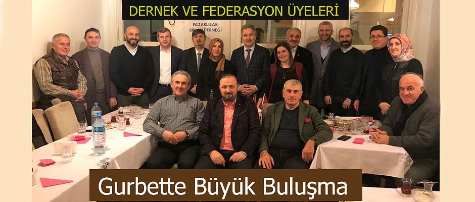 RİDEF Pazarlılar Birliği Derneği’ni İstanbul’da ki evinde ziyaret etti…