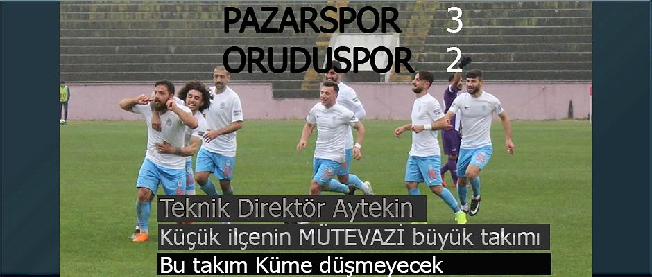 Karadeniz Derbisini Pazarspor kazandı 2-3