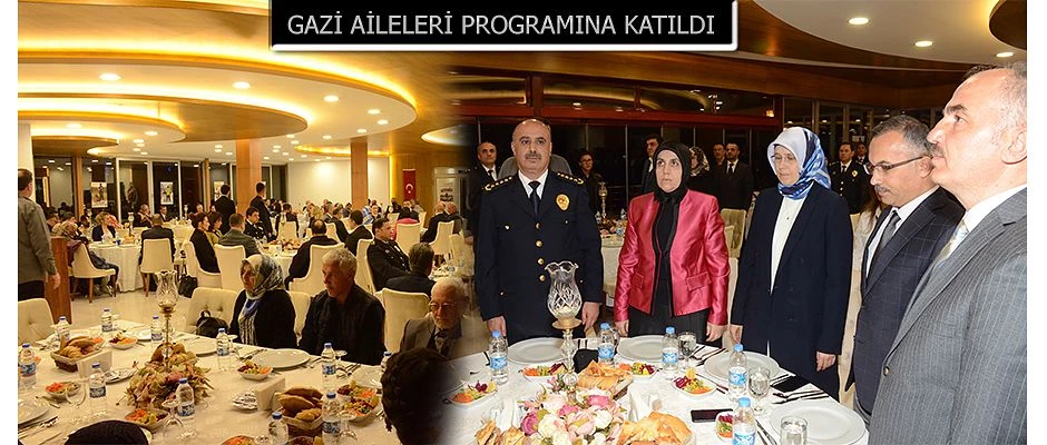 Vali Kemal Çeber Şehit ve Gazi Aileleri İçin Düzenlen Programa Katıldı