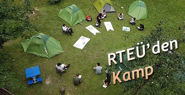 RTEÜ Öğrencileri Doğa ve Kitap Projesi Kapsamında Kamp Gerçekleştirdi