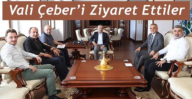 Çaykur Rizespor Yönetimi Vali Çeber’i Ziyaret etti