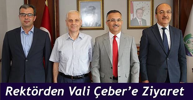 Gümüşhane Üniversitesi Rektöründen Vali Çeber’e Ziyaret