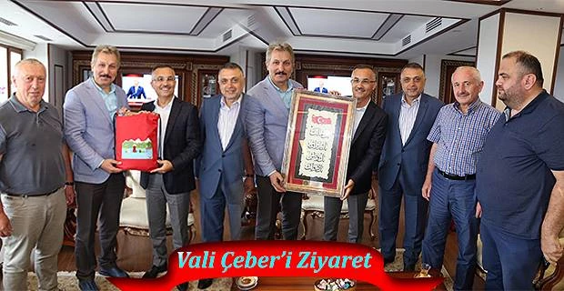 İstanbul Dernekler Federasyonundan Vali Çeber’e Ziyaret