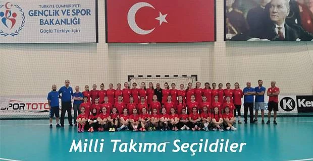 Türkiye Hentbol Milli takım gelişim kampına davet edildiler.