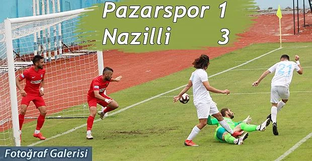 Pazarspor evinde 3-1 Mağlup oldu.