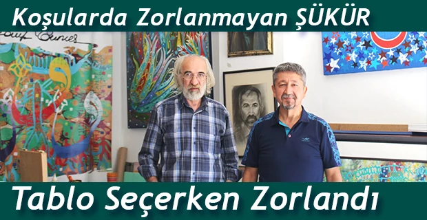 Rıdvan Şükür, Türk tarihini anlatan ünlü ressamın konuğu oldu