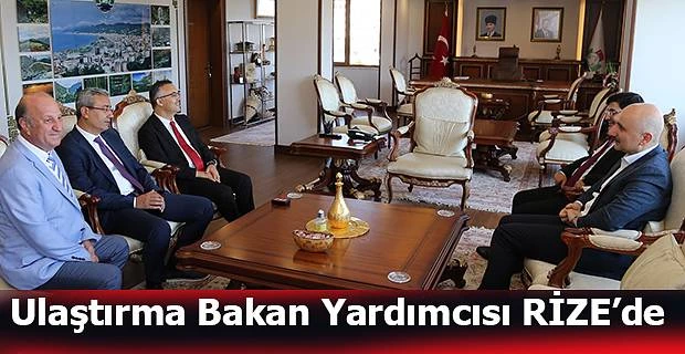 Ulaştırma ve Altyapı Bakan Yardımcısı Adil Karaosmanoğlu, Vali Çeber’i Ziyaret Etti