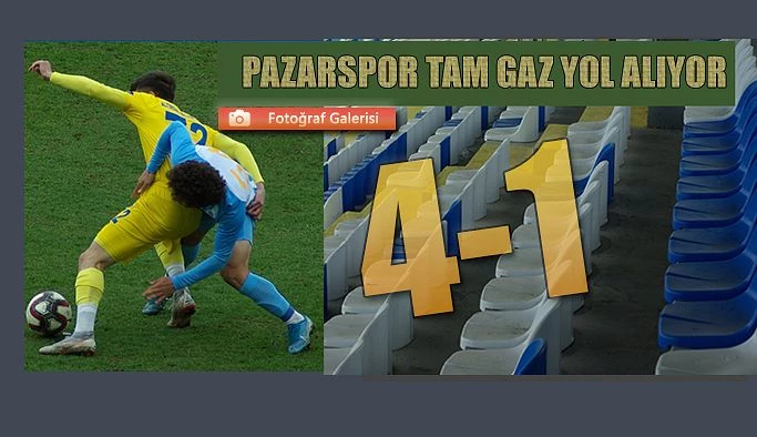 Pazarspor Şevki Hoca ile 2’de 2 yaptı.
