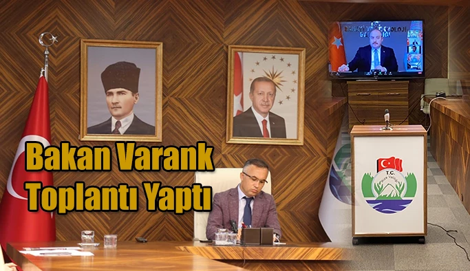 Bakan Varank Konferans yöntemi ile toplantı gerçekleştirdi