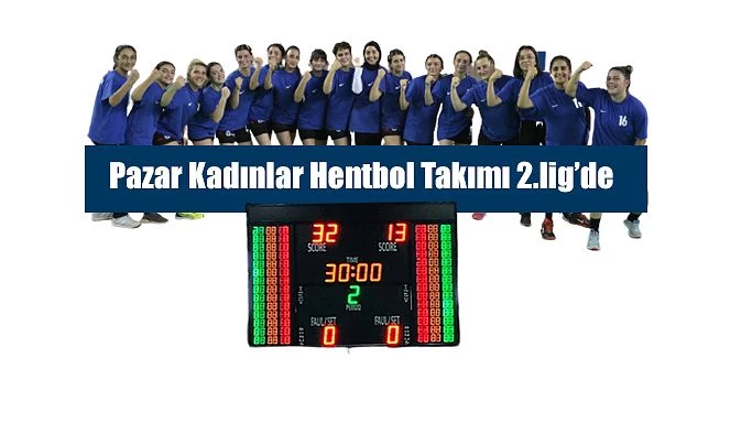 Olimpik Pazar Spor Kulübü Kadın Hentbol Takımı, 2. Lige yükseldi
