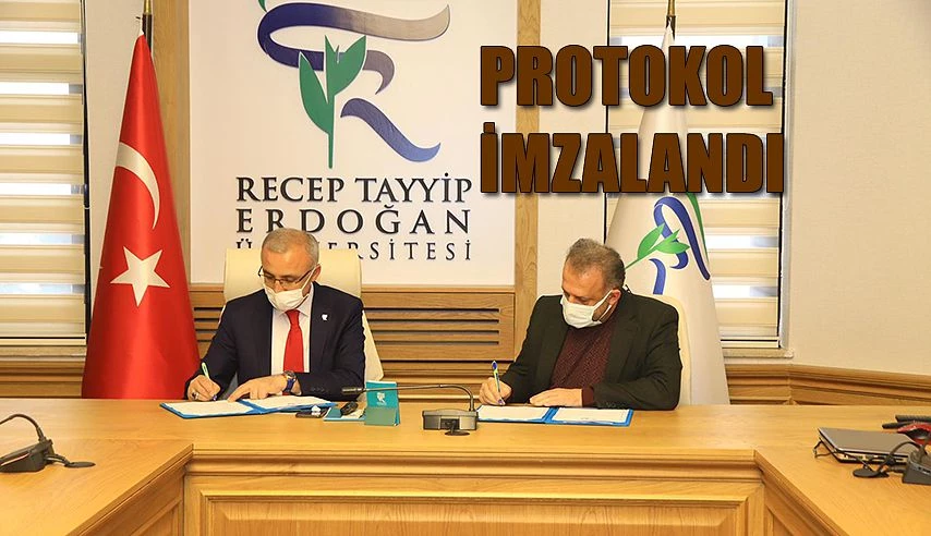 RTEÜ Üniversitesi ile Şiddetle Mücadele Vakfı Arasında Protokol İmzalandı