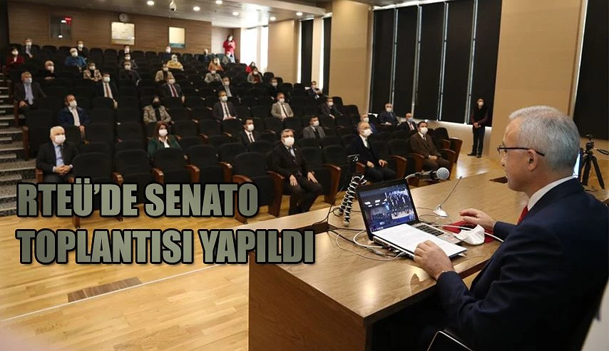 YÖK Başkanının Katıldığı Çevrim İçi Senato Toplantısı Yapıldı