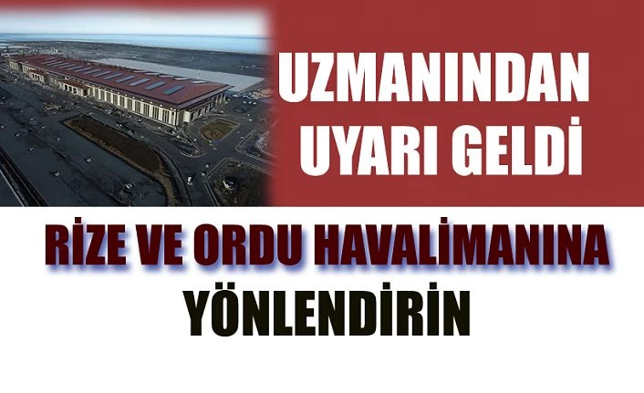Trabzon uyarısı: Uçakları Rize ve Orduya yönlendirin