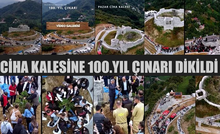 CİHA Kalesine 100.yıl Çınarı Dikildi
