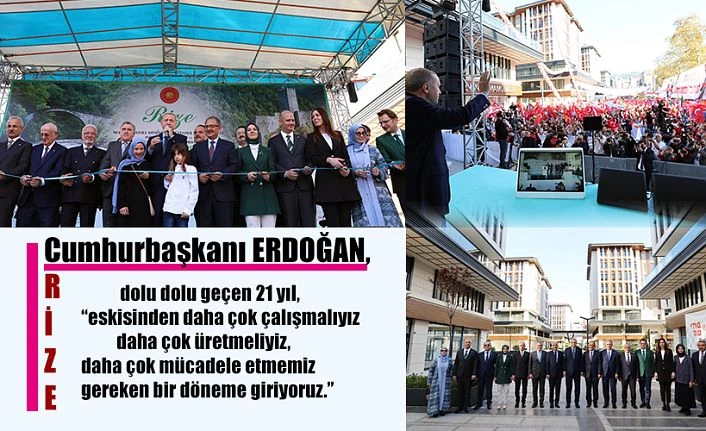 Cumhurbaşkanı Recep Tayyip Erdoğan, Rize