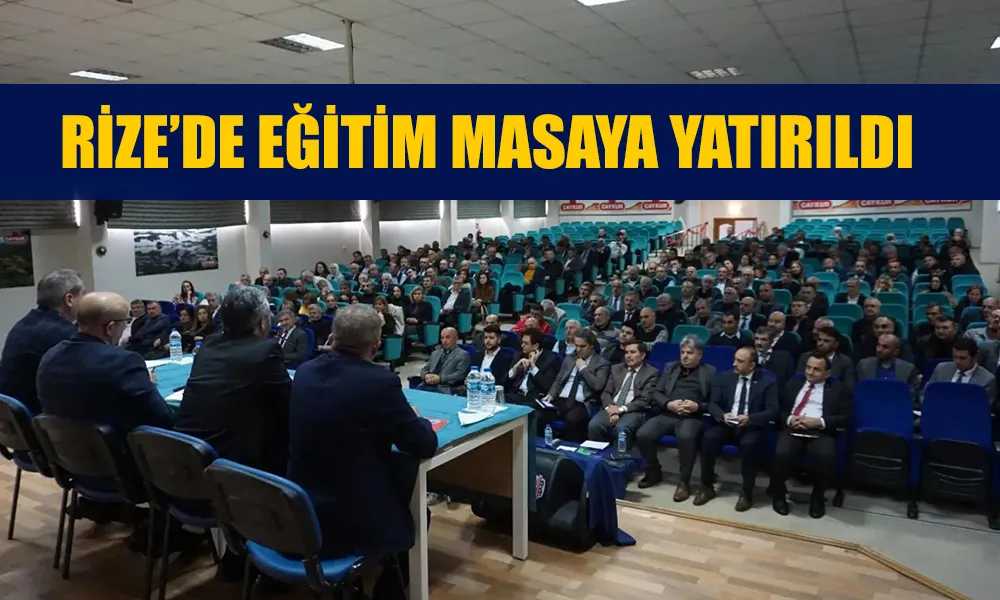 EĞİTİMDE 3 AYLIK DÖNEMİ MASAYA YATIRDILAR