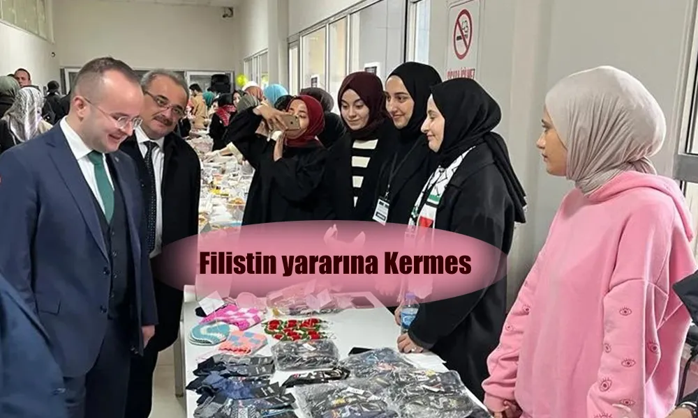 FİLİSTİN YARARINA KERMES DÜZENLENDİ