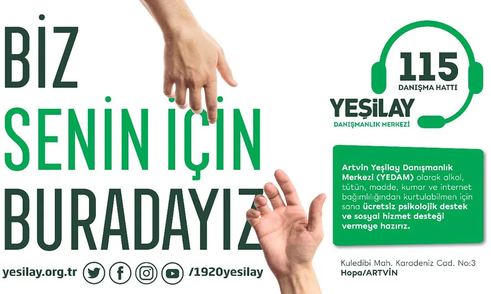 YEŞİLAY DANIŞMANLIK MERKEZİNDEN ÜCRETSİZ DANIŞMANLIK