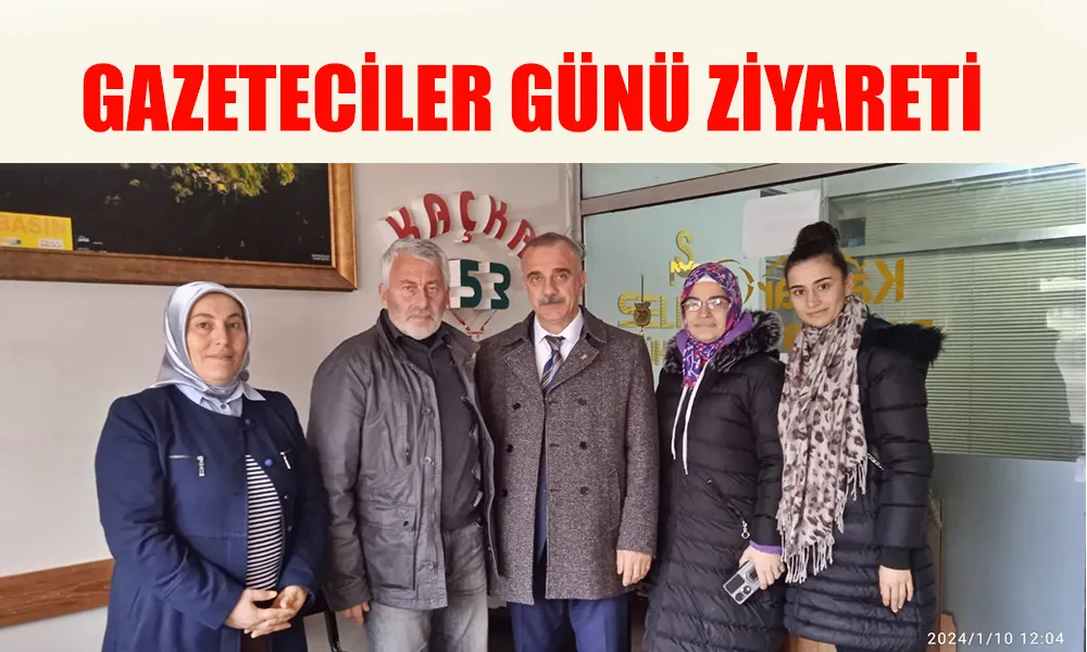AK Parti İlçe Başkanı Kandemir ve beraberindekiler,Kaçkar53.com’u ziyaret ettiler