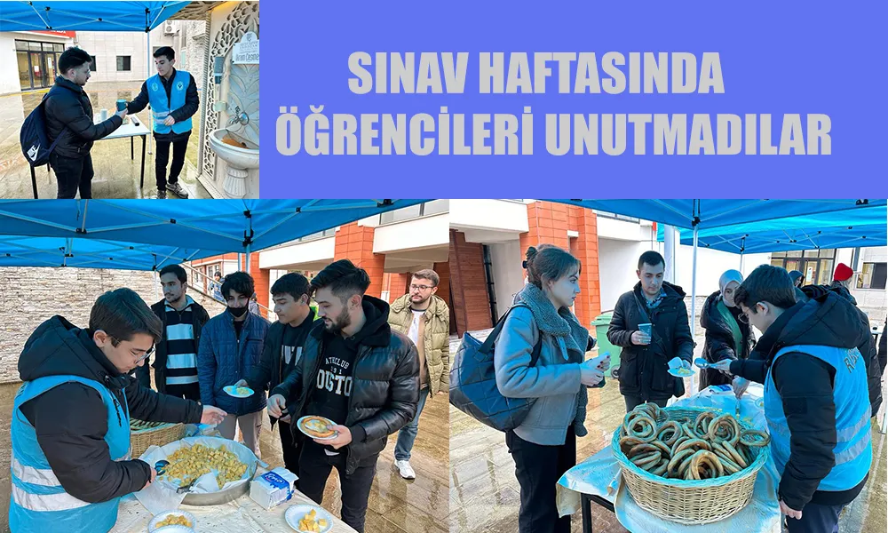 RİBEGEM’DEN ÖĞRENCİLERE SINAV HAFTASINDA İKRAM