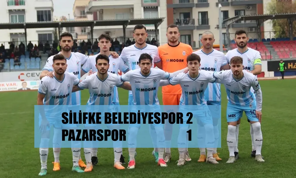 Pazarspor 2-1 Mağlup oldu