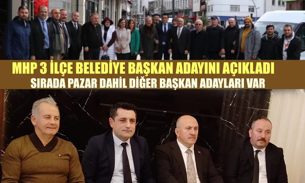 MHP RİZE, “İLÇE BELEDİYE BAŞKAN ADAYLARI” TANITIM TOPLANTISI DÜZENLEDİ