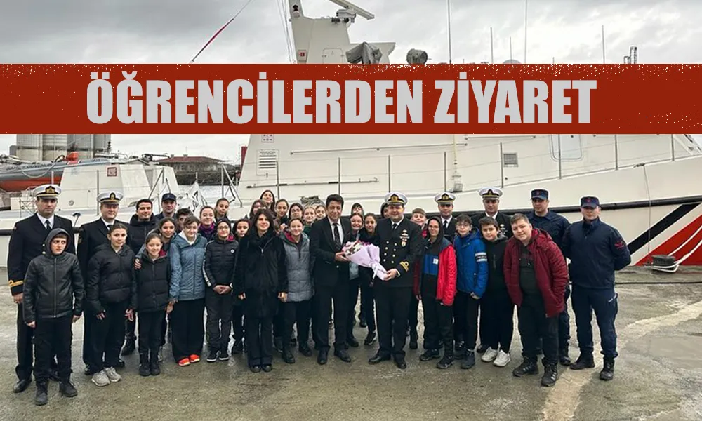 ÖĞRENCİLERDEN SAHİL GÜVENLİĞE ZİYARET