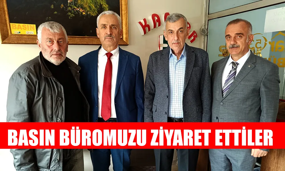 Başkan adayı Kılıç’tan basın büromuza ziyaret