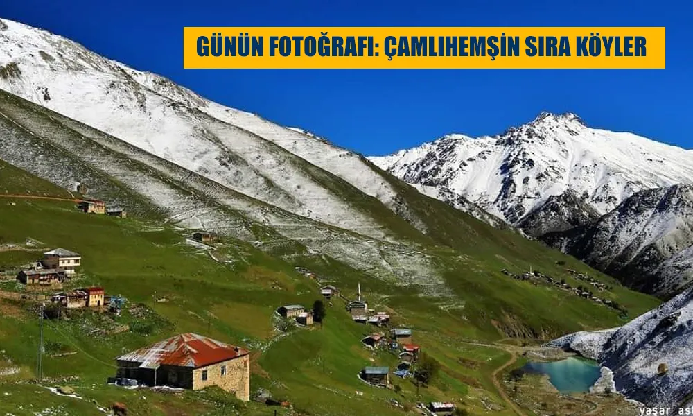 Günün Fotoğrafı: Çamlıhemşin Çiçekli Yayla