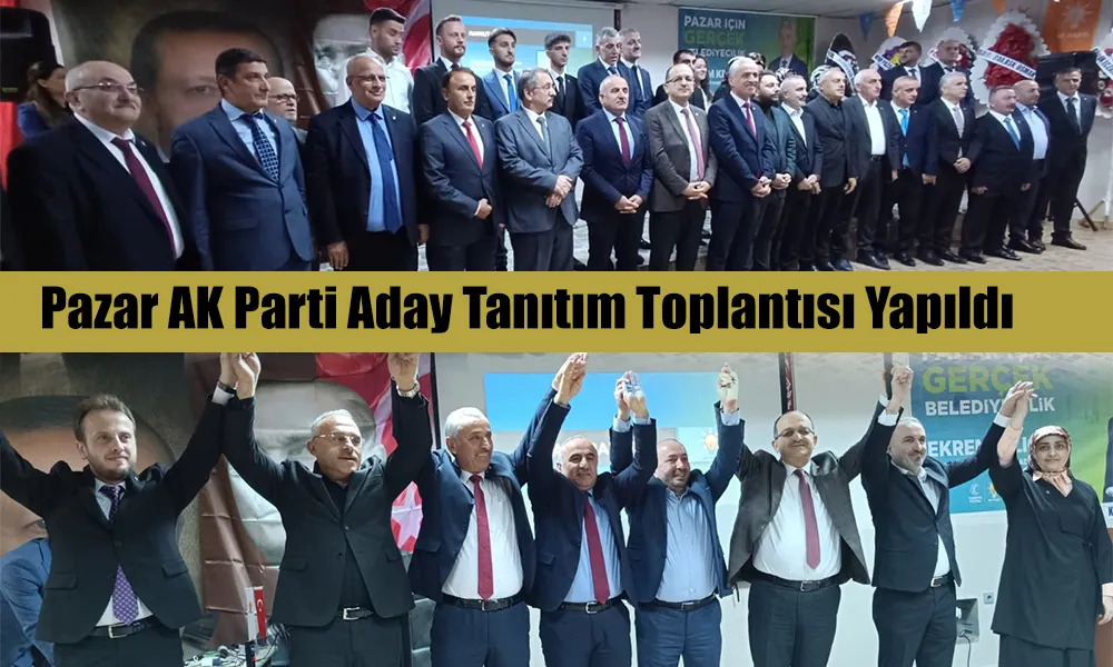 AK PARTİ ADAY TANITIM TOPLANTISI YAPILDI