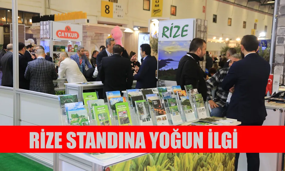 2024 İSTANBUL EMITT FUARINDA YER ALAN RİZE STANDLARINA YOĞUN İLGİ