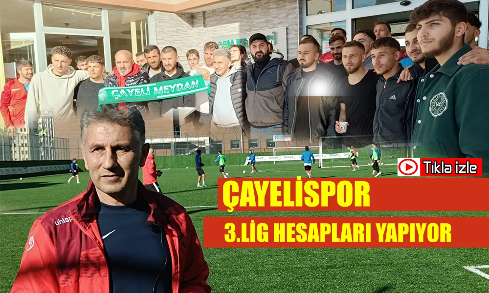 Çayelispor BAL ligi lideri olarak çalışmalarına devam ediyor