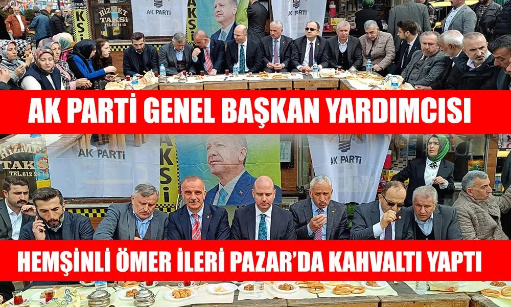 AK Parti Meydanda Kahvaltı yaptı