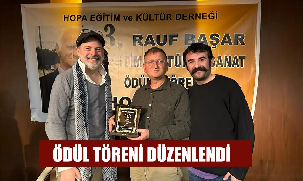 RAUF BAŞAR ÖDÜL TÖRENİ DÜZENLENDİ