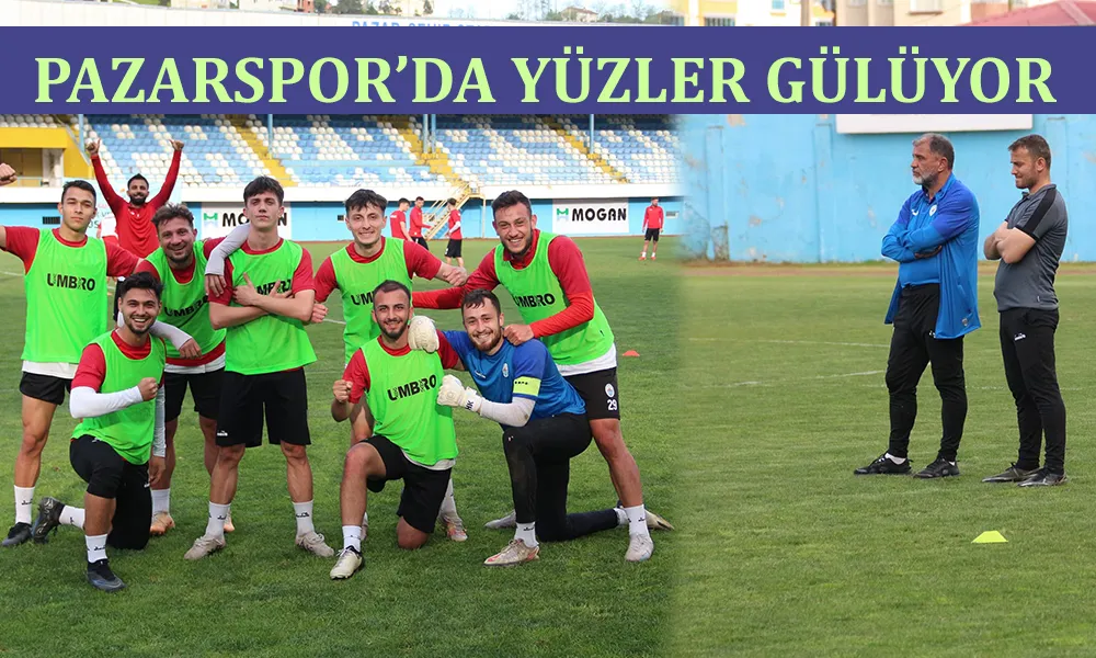 Pazarspor ’da yüzler gülüyor