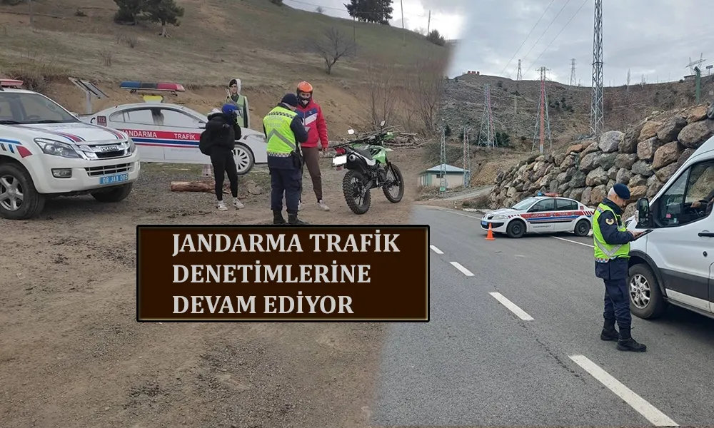 TRAFİK DENETİMLERİNE DEVAM EDİYOR