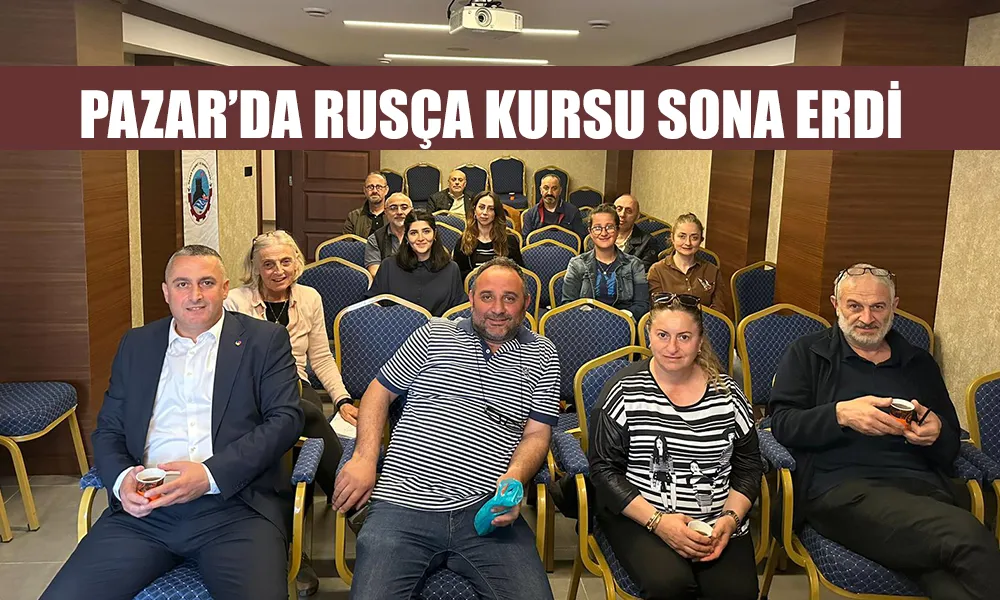 Rusça Dil Kursu Sınav Yapılarak Tamamlandı