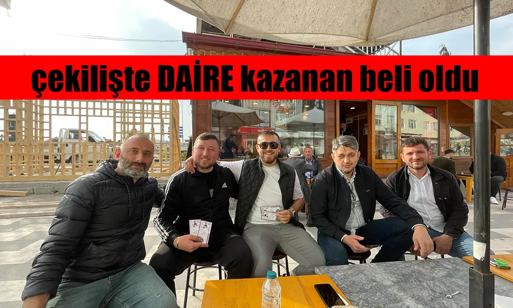 Çekilişte Ev kazanan belli oldu