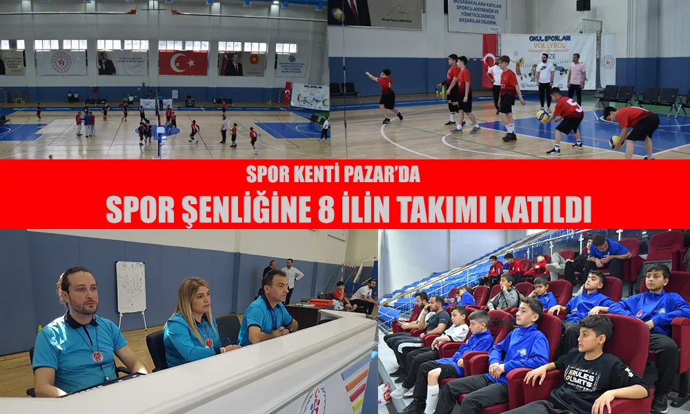 Spor Kenti Pazar’da şenlik devam ediyor