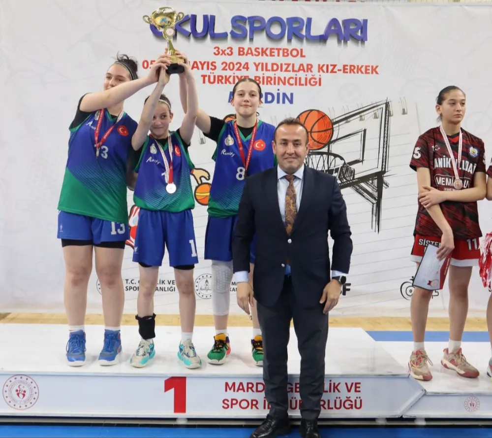 BASKETBOL TAKIMI TÜRKİYE ŞAMPİYONU OLDU