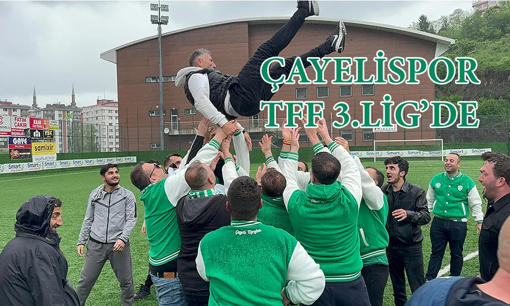 Çayelispor 3.lig de 