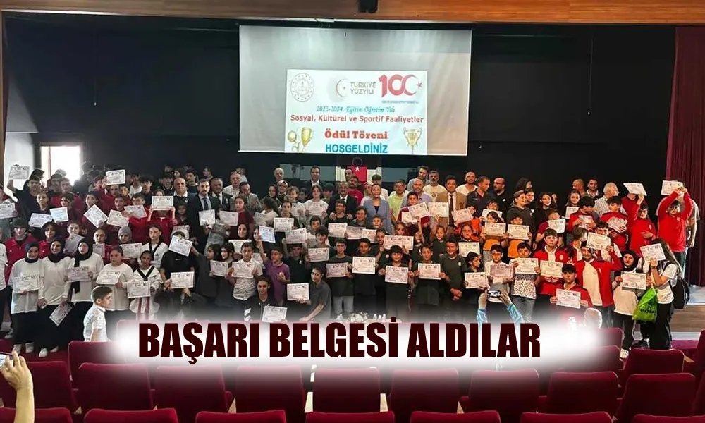 BAŞARI ÖDÜLLENDİRİLDİ