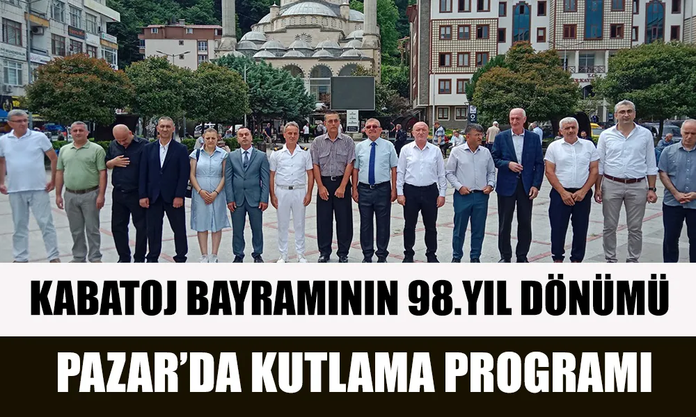 Pazarda denizcilik ve kabotaj bayramı kutlaması
