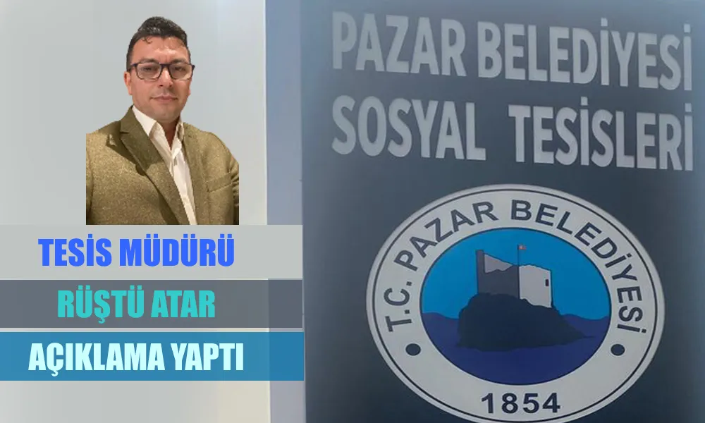 Belediye Sosyal Tesisleri Müdürü Rüştü Atar