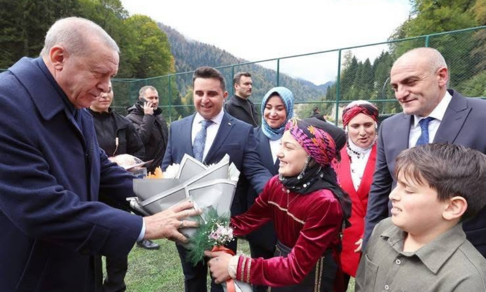 Cumhurbaşkanı Erdoğan Ayder Yaylası