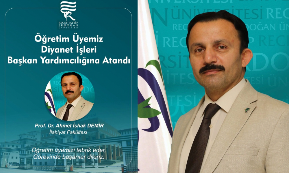 PROF. DR. DEMİR DİYANET İŞLERİ BAŞKAN YARDIMCISI OLDU