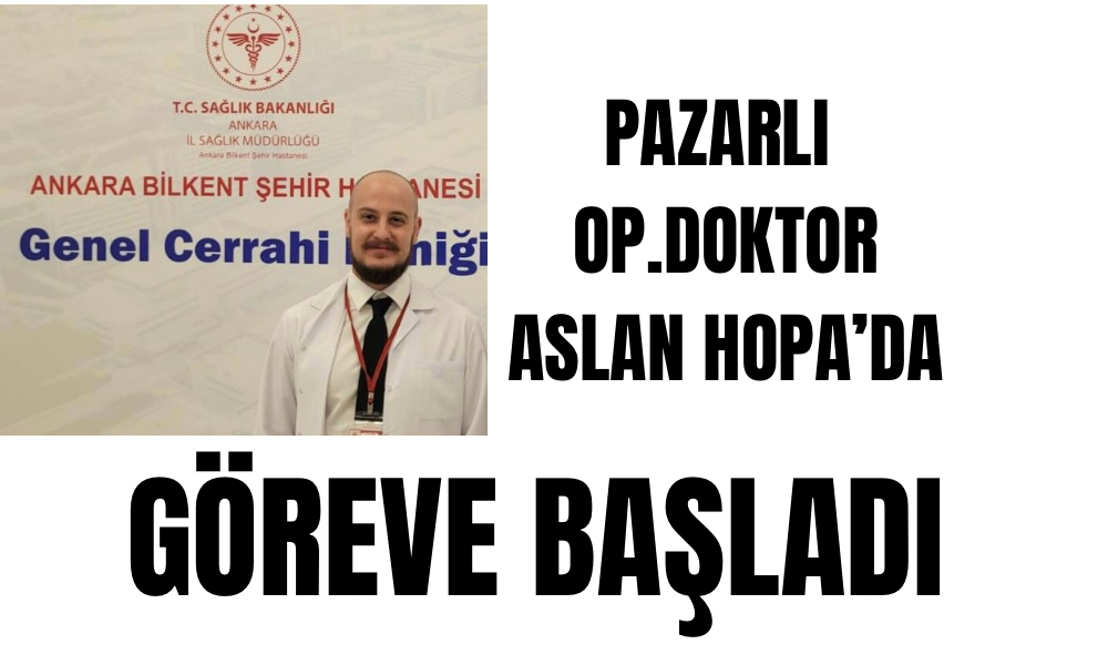 BÖLGENİN SAĞLIĞINA DEĞER KATACAK İSİM