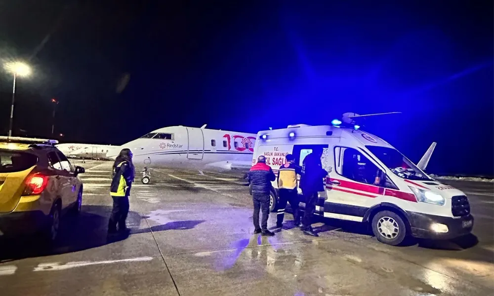 Çocuk Hasta Uçak Ambulans ile Ankara’ya Sevk Edildi