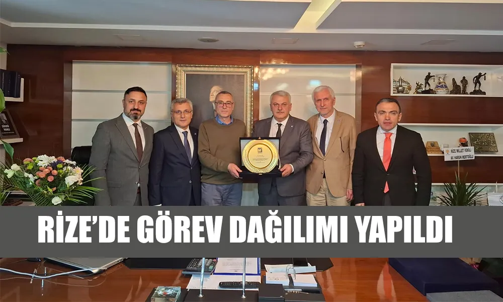 RİZE SERBEST MUHASEBECİ MALİ MÜŞAVİRLER ODASI’NDA GÖREV DAĞILIMI GERÇEKLEŞTİ