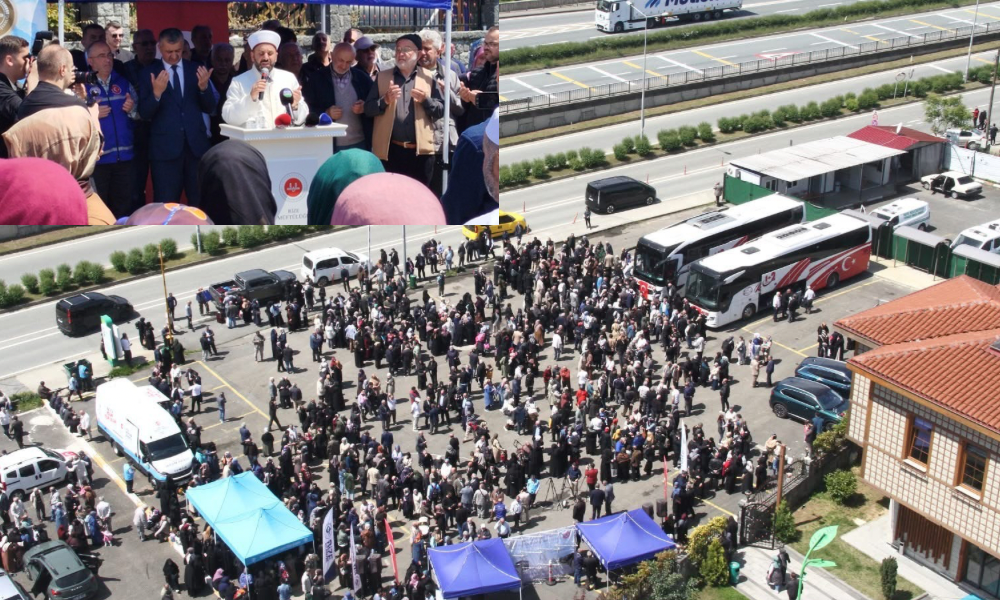 Rize’den 248 Kişilik Hac Kafilesi Dualarla Kutsal Topraklara Uğurlandı